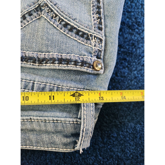 Shyanne Country Wide Leg Women's Light Wash Denim Jeans 26Wx34L - Picture 10 of 11